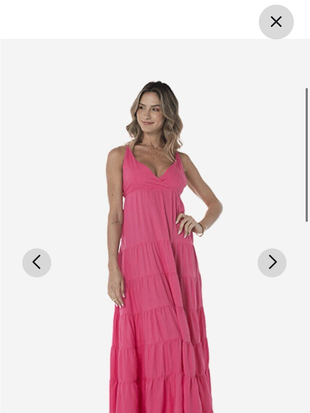 Havaianas Bright Pink Sundress with Adjustable Straps